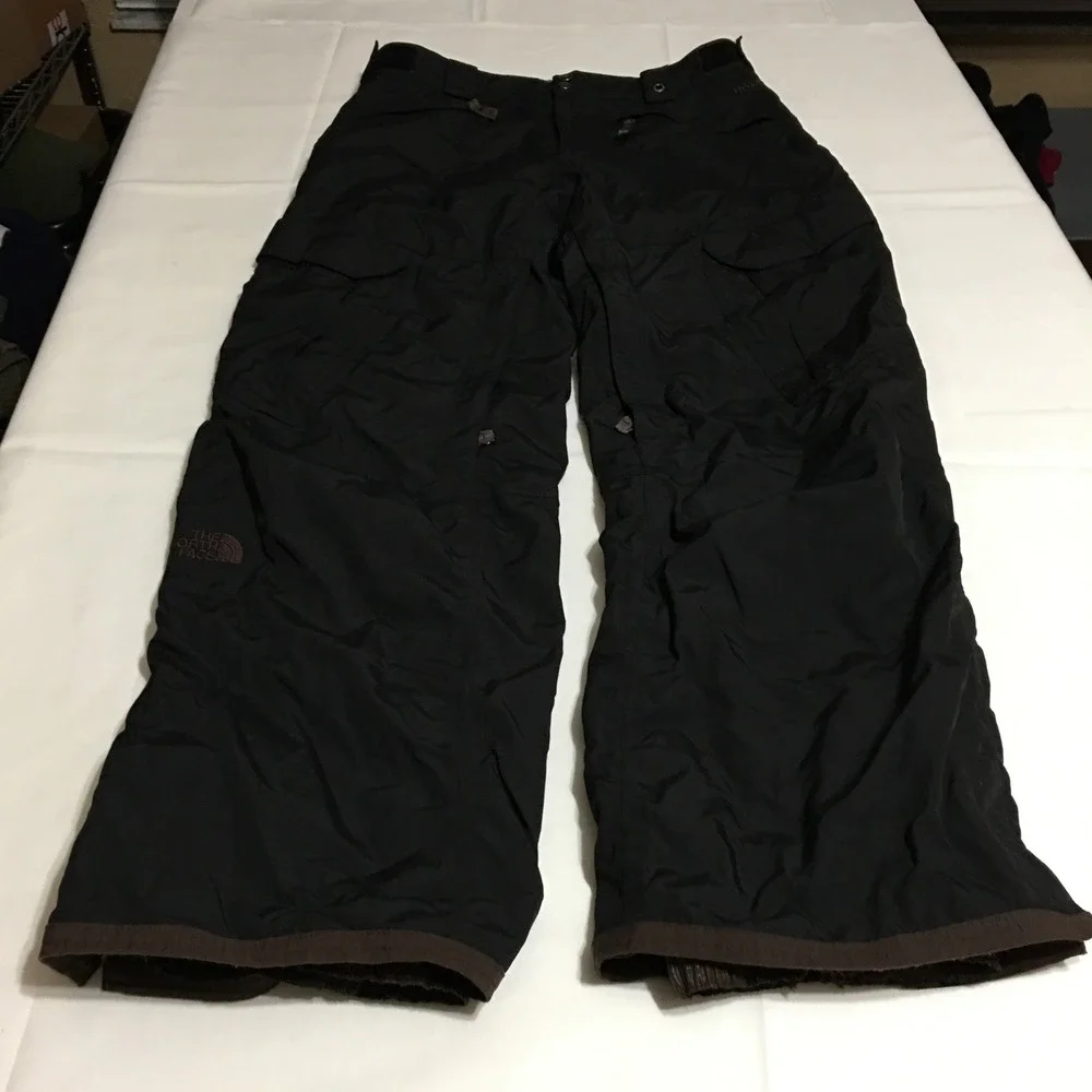 The North Face HyVent Ski Snowboard Pants Mens Medium Black Insulated Cargo